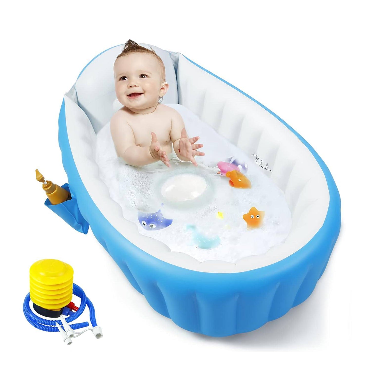 حوض استحمام هوائي للأطفال baignoire gonflable pour enfants