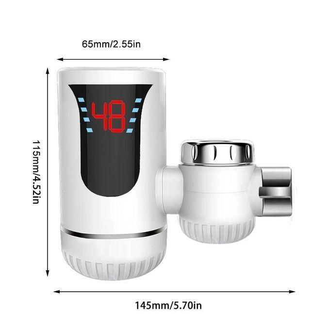 صنبور سخان مياه فوري كهربائي مع عرض درجة الحرارة Robinet chauffe-eau électrique instantané avec affichage LED