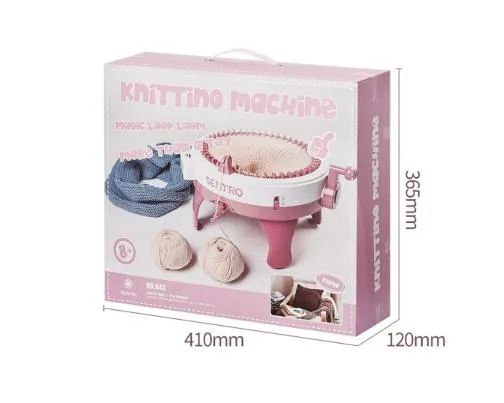 Knitting machine Machine à tricoter, Smart Weaver Kit de tissage rond pour enfants et adultes 41x38x12 cm