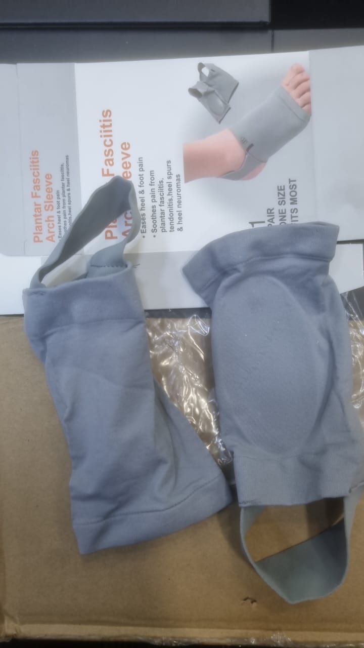 Plantar Fascilitis Arch Sleeve حزام دعم القوس، وسادة الكعب، نعل داخلي للقدم المسطحة