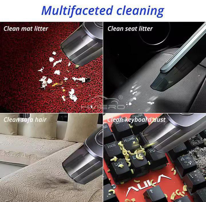 مكنسة كهربائية قوية لاسلكية لآلة تنظيف الأجهزة المنزلية المحمولة