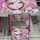 Table et une chaise pliante pour enfant طاولة وكرسي قابل للطي للأطفال
