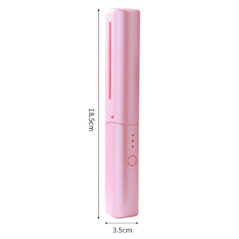 مشط حراري للشعر بحجم صغير وقابل للشحن عبر USB Portable Hair Straightening Tool USB Chargeable