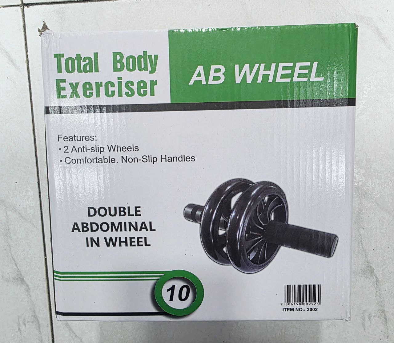 عجلتين لتمرين البطن جهاز الجمباز بعجلة البطن AB Wheel Double Abdominal in Wheel Rouleau d'abdominaux de gymnastique de roue