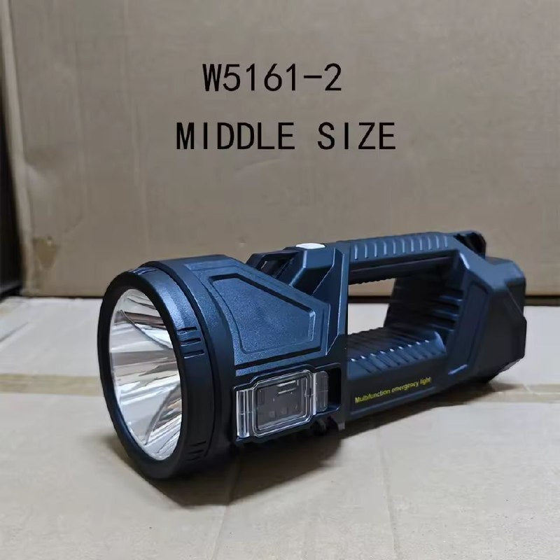 Super Bright Flashlight W5161-1 Multi function emergency light كشاف قوي قابل لإعادة الشحن، مصباح يدوي LED