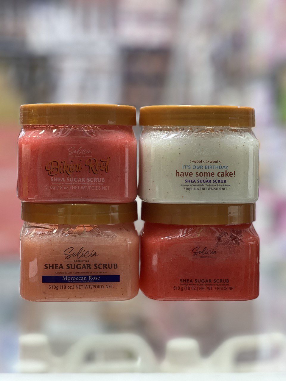 SHEA SUGAR SCRUB مستحضرات التجميل سيليسين