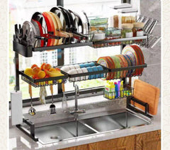 Egouttoir à vaisselle à placer au-dessus de l'évier مصفاة الأطباق التي توضع فوق الحوض