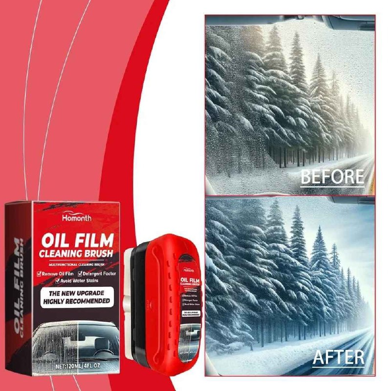Brosse de nettoyage de film d'huile pour automobile فرشاة تنظيف طبقة زيت السيارة