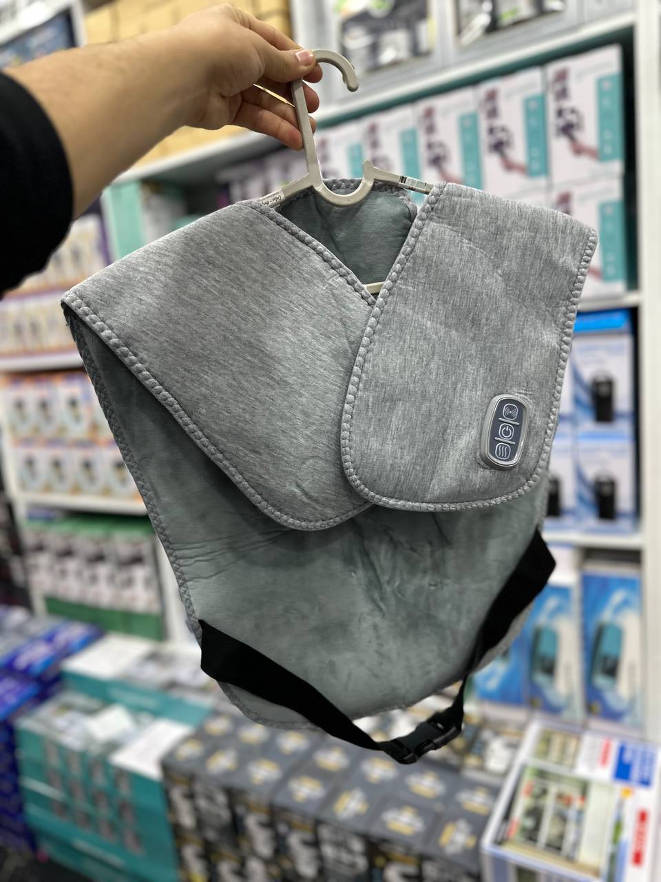 سترة تدليك متعددة المستويات مُدفأة للظهر والرقبة Gilet de massage chauffant pour le dos et le cou multi-niveaux