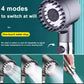 TURBOCHARGED SHOWER HEAD رشاشة دوش رأس دش عالي الضغط مع مرشح مدمج Pommeau de douche haute pression avec filtre intégré Turbocharged Shower Head