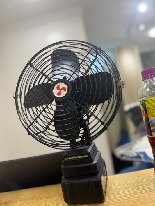 Lithium Electric Fan مروحة كهربائية تعمل ببطارية الليثيوم