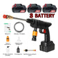 Pistolet à eau portable électrique haute pression de 48V Lavage