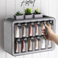Ensemble de 12Pots à épices avec cuillère Rangement mural