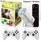 جهاز عرض ألعاب ذكي محمول بدقة 4K مزود بنظام Android 11 ووحدتي تحكم Projecteur de jeu portable intelligent 4K Android 11 avec deux contrôleurs