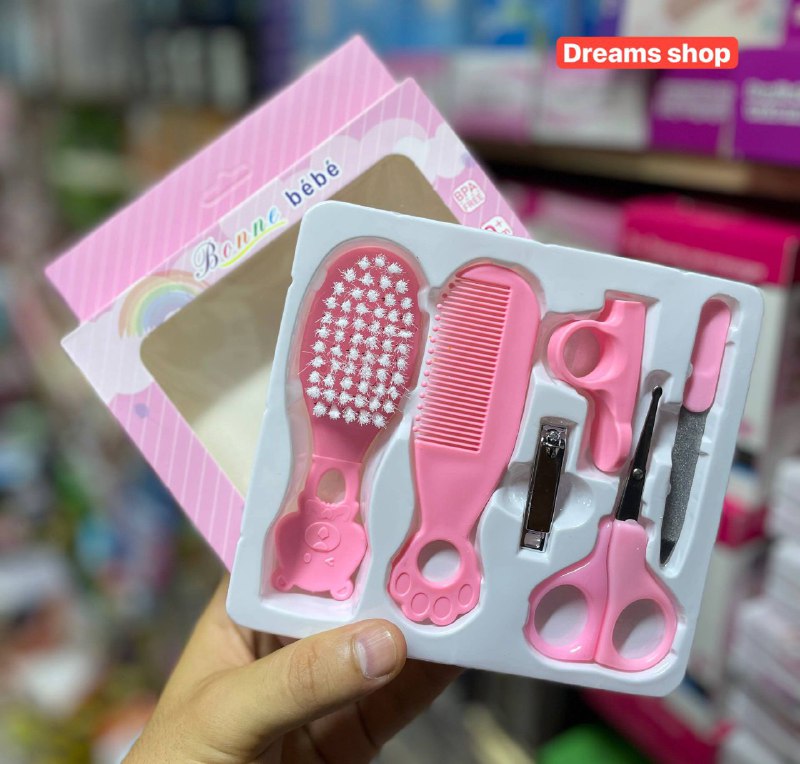مجموعة تقليم الأظافر والعناية بالشعر للرضع