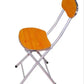 Chaise pliante multifonctionnelle, assise en bois كرسي قابل للطي متعدد الأغراض، مقعد خشبي