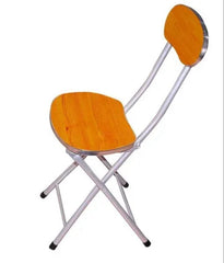 Chaise pliante multifonctionnelle, assise en bois كرسي قابل للطي متعدد الأغراض، مقعد خشبي