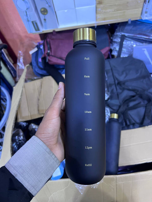 Bouteille d'eau portable avec marqueur de temps