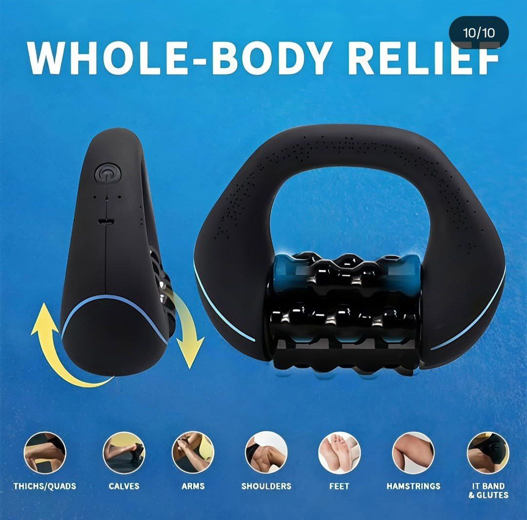 Powered Rolling Massager Masseur roulant électrique مدلك دوار يعمل بالطاقة