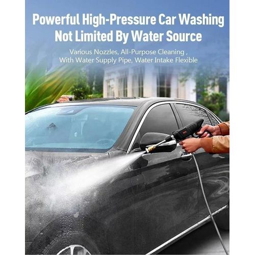 Pistolet À Eau Portable électrique Haute Pression de Lavage 48V sans fil غسالة كهربائية محمولة عالية الضغط لاسلكية