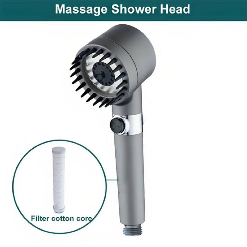 Turbocharged Shower head Pommeau de douche de massage رأس دش
