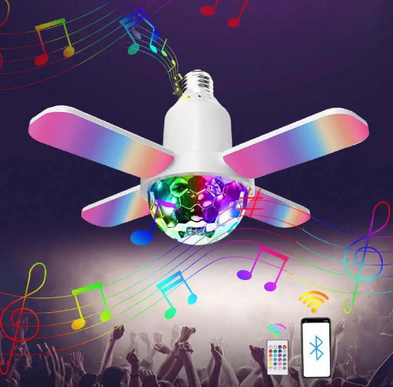 Ampoule Ampoule Led haut-parleur bluetooth nuit RGB