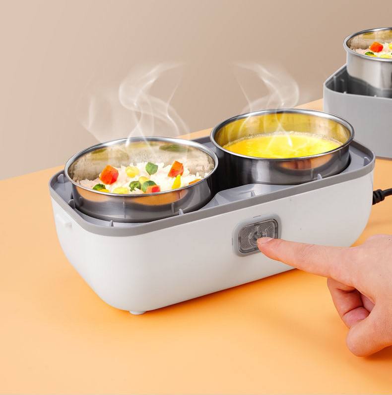 LunchBox Électrique Multifonction علبة غداء كهربائية متعددة الوظائف حاوية تسخين وطهي من الفولاذ المقاوم للصدأ