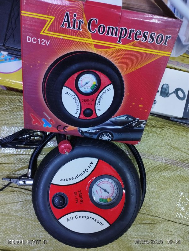 Air Compressor Gonfleur De Pneus voitures Mini Pompe à Air Electrique مضخة هواء كهربائية صغيرة