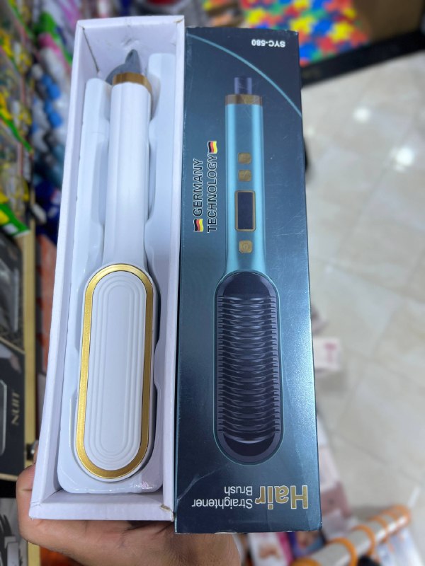 مكواة شعر كهربائية احترافية 2 في 1 BHair Straightener SYC-580 Lisseur Électrique Professionnel 2 En 1