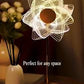 Scene light Lampe de table LED décorative en forme de fleur مصباح طاولة مزخرف على شكل زهرة