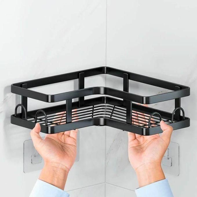 رف زاوية للاستحمام Étagère de Douche Rangement Élégant Sans Perçage