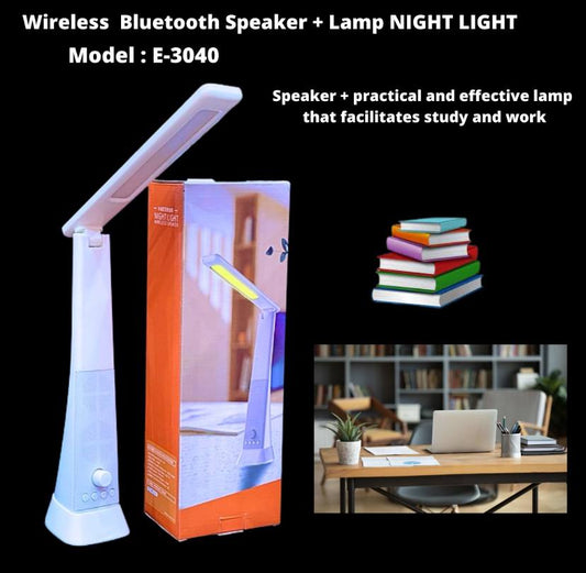 Wireless Bluetooth Speaker et Lampe LED