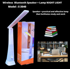 Wireless Bluetooth Speaker et Lampe LED