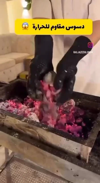 Gant Cuisine 1 Paire, Maniques Cuisine Anti-dérapant زوج من قفازات الفرن، قفازات مطبخ غير قابلة للانزلاق، قفازات فرن مقاومة للحرارة