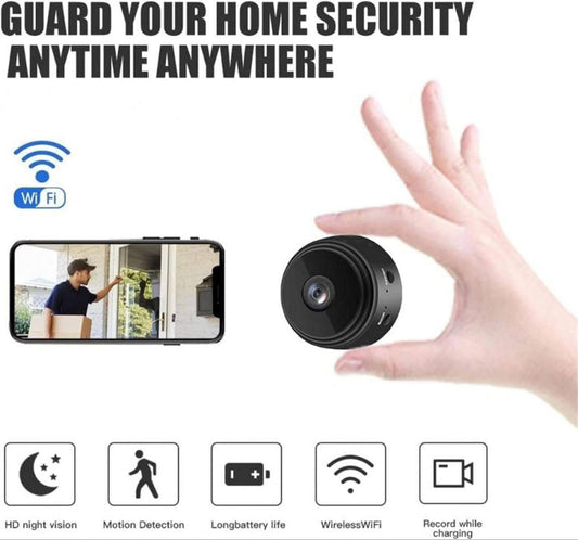 WIFI mini caméra de sécurité magnétique sans fil A9
