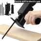 محول منشار كهربائي ترددي محمول، مثقاب كهربائي لاسلكي Adaptateur de scie électrique alternative portable, perceuse électrique sans fil