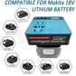 Onduleur Convertisseur de Puissance Portable DC 18-21V محول طاقة محمول من تيار مستمر 18-21 فولت إلى تيار متردد 220 فولت للاستخدام الخارجي