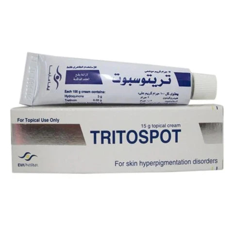 كريم تريتوسبوت tritospot لعلاج اسمرار الجلد