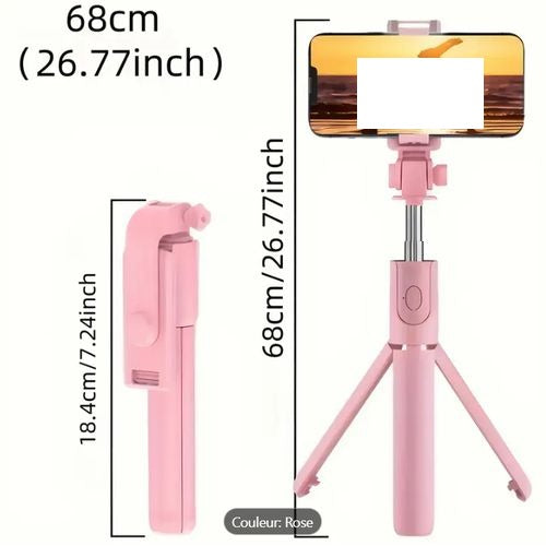 Perche selfie trépied pliable polyvalent عصا سيلفي ثلاثي القوائم قابلة للطي