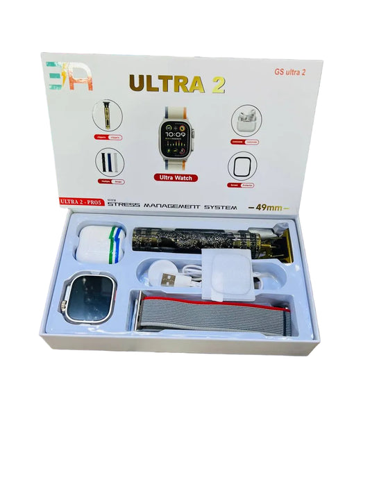 Pack smart watch Ecouteur Bluetooth Tondeuse de finition