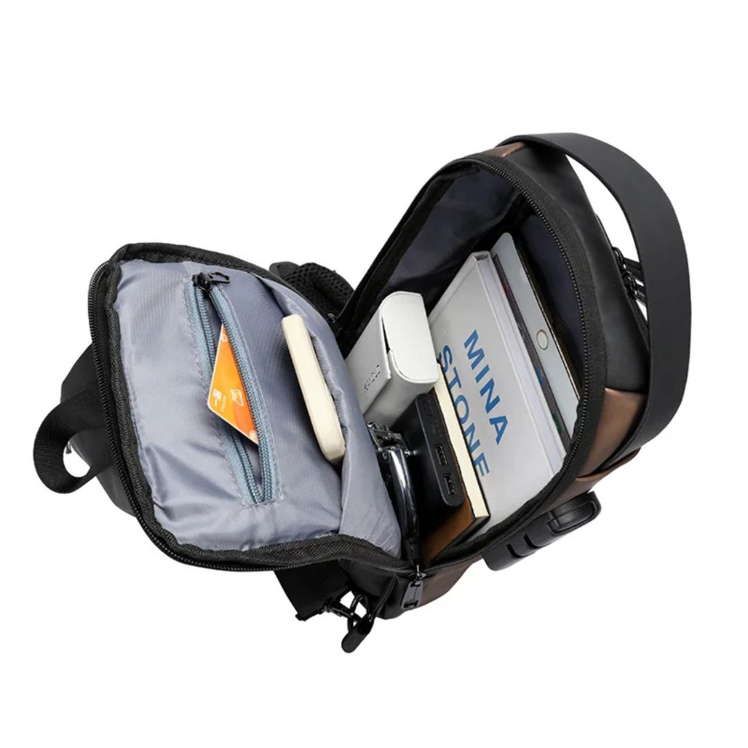 Sac à bandoulière poitrine pour hommes et femmes voyage sport