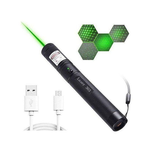 ليزر أخضر رخيص وعالي القوة مع نمط 8في1 Pointeur laser puissant rechargeable