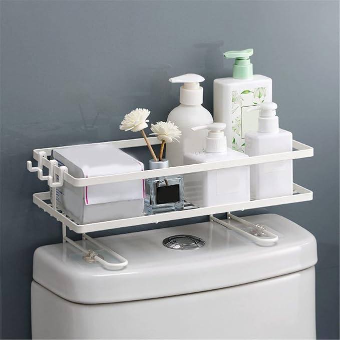 حامل تخزين الحمام على الحائط، بدون حفر Étagère de rangement murale pour salle de bain, sans perçage