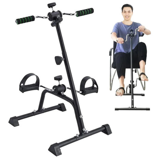 جهاز تمارين دواسات صغير الحجم تمرين منزلي كامل للذراعين والساقين  PEDAL EXERCICES BIKE  Pédalier d’exercice compact