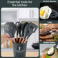 مجموعة أدوات المطبخ المصنوعة من السيليكون Ensemble d'ustensiles de cuisine en silicone