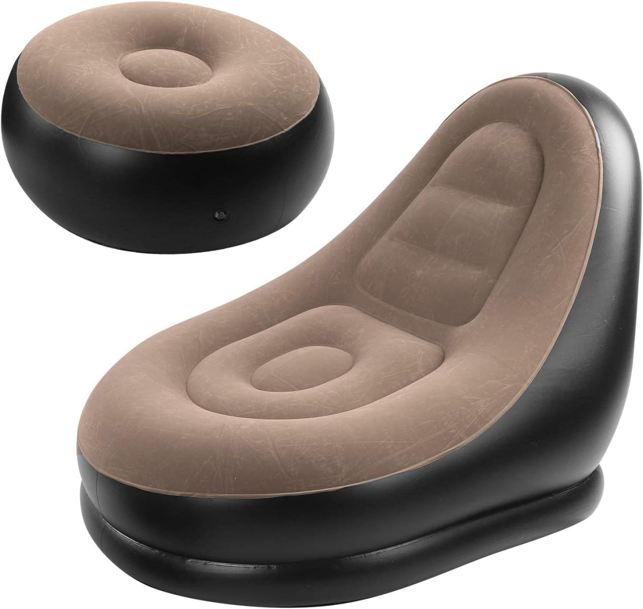 Fauteuil Gonflable avec Repose-Pieds كرسي بذراعين قابل للنفخ مع مسند للقدمين