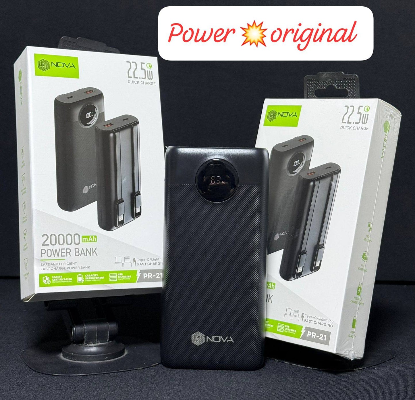 Power bank NOVA 20000MAH 22.5W