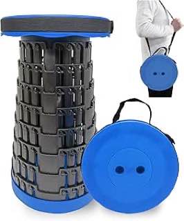 مقعد تلسكوبي قابل للطي وخفيف الوزن كرسي بيكسا القابل للطي والتلسكوبي Tabouret Pixa télescopique pliable