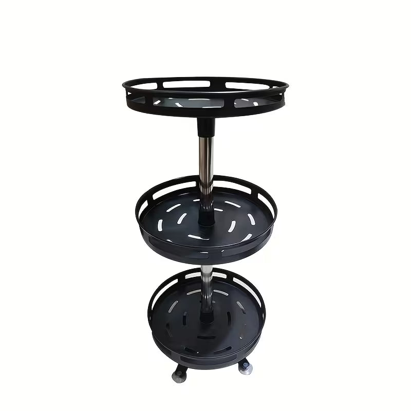 Étagère de cuisine rotative à 360°, support à épices, condiments, acier inoxydable, منظم مطبخ دوار 360 درجة، رف توابل، حامل بهارات، مصنوع من الفولاذ المقاوم للصدأ، لتنظيم المطبخ