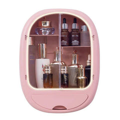 منظم مستحضرات التجميل للحمام، صندوق تخزين المكياج Organisateur de cosmétiques pour salle de bain, boîte de rangement de maquillage murale